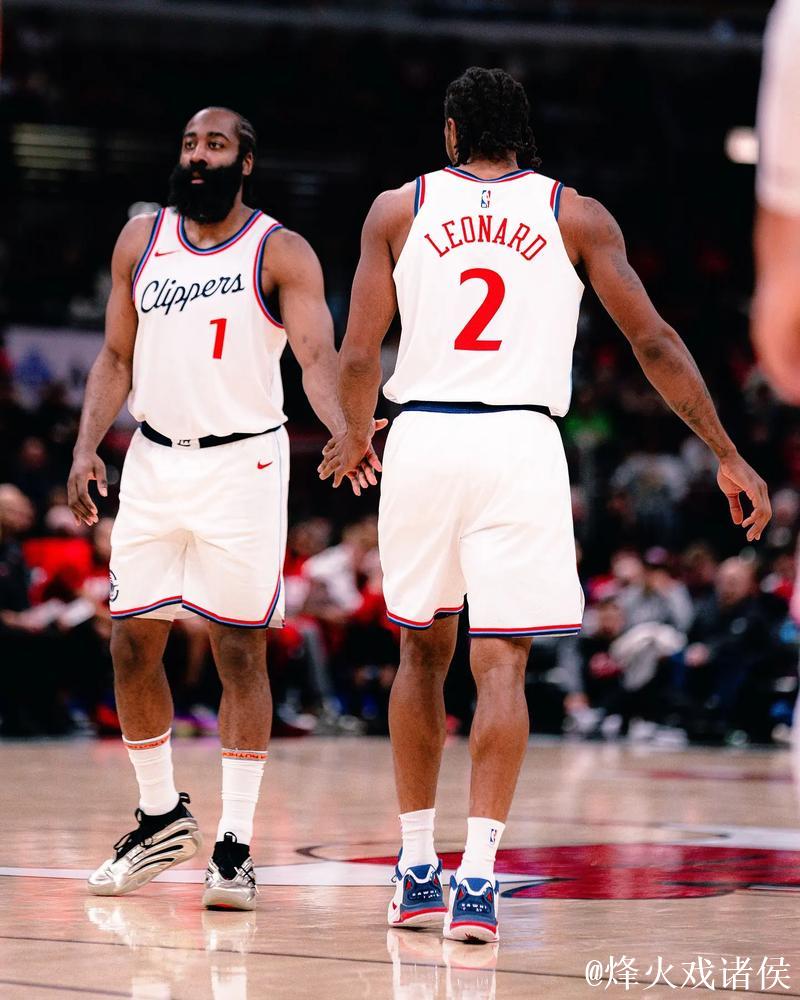 哈登29分莱昂纳德27+10 快船力克尼克斯