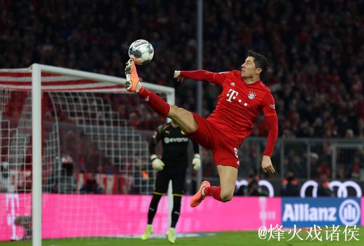 费尔明助攻头球 莱万凌空勾射破门