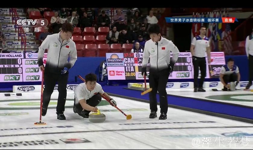 世锦赛男子冰壶：中国对阵捷克